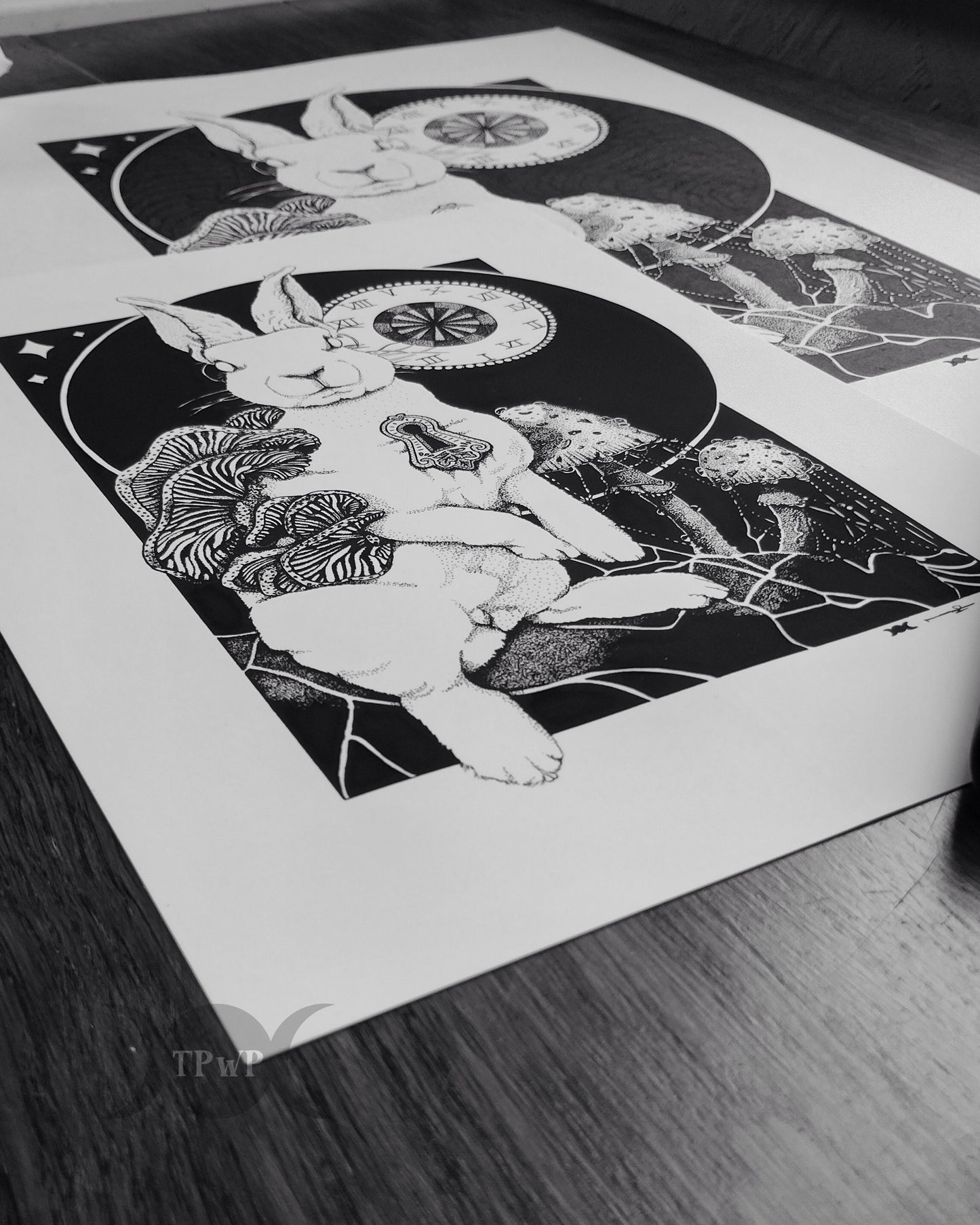 ‘Down The Rabbit Hole’ A4 Art Print