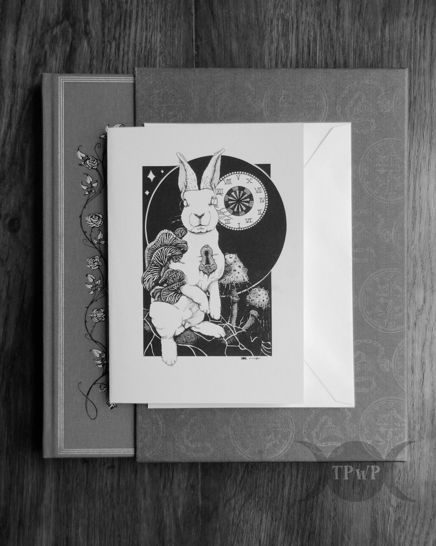 ‘Down the Rabbit Hole’ Greeting Card