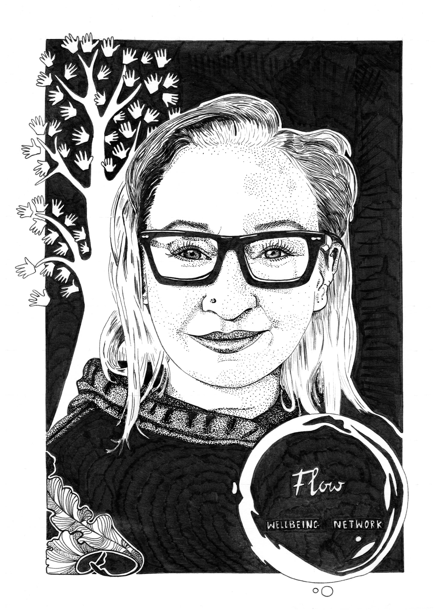 Hand Drawn, Pen and Ink Portraits