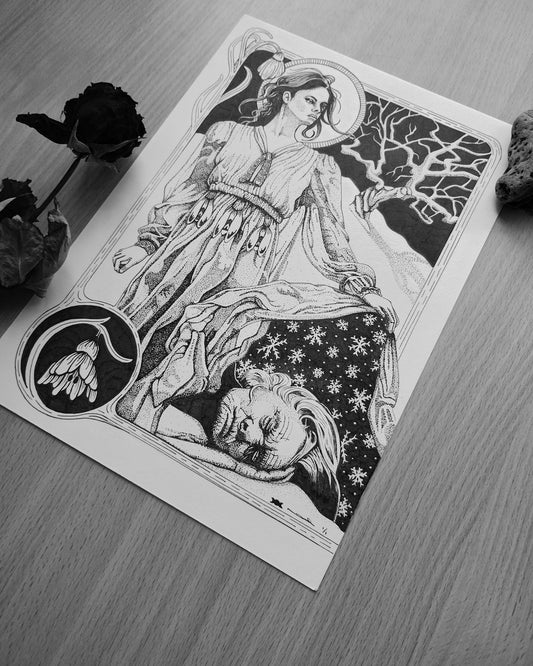 Imbolc, Original Pen and Ink Artwork