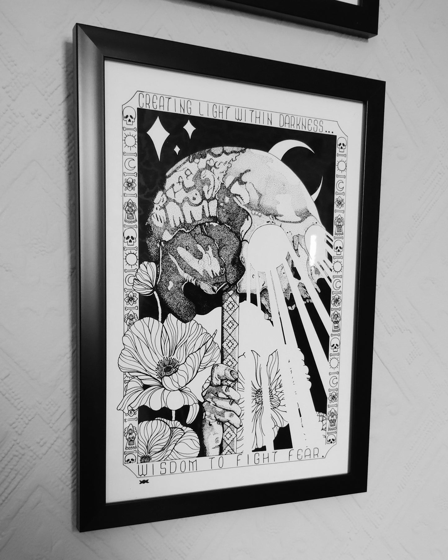 Light Within darkness, A4 Art Print