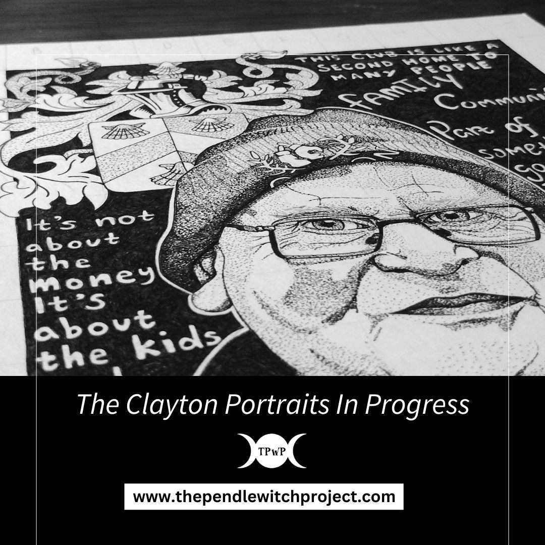 The Clayton Portraits in progress.