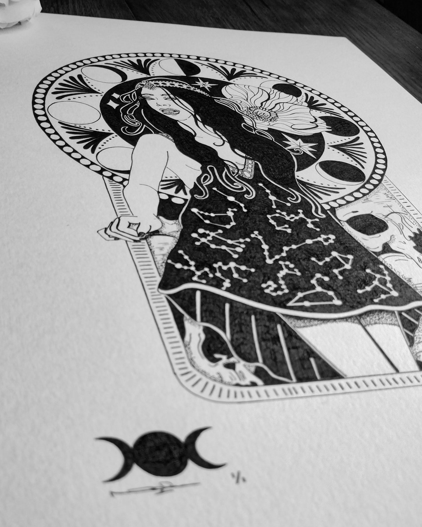 ‘Urania’ Original Pen and Ink Artwork