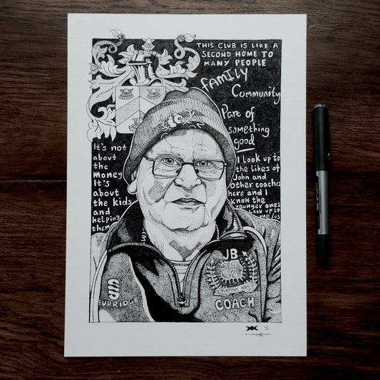 Hand Drawn, Pen and Ink Portraits