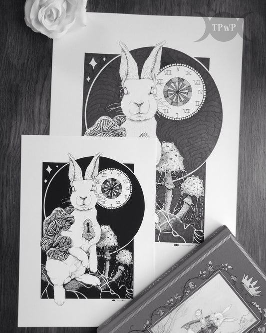 ‘Down The Rabbit Hole’ A4 Art Print