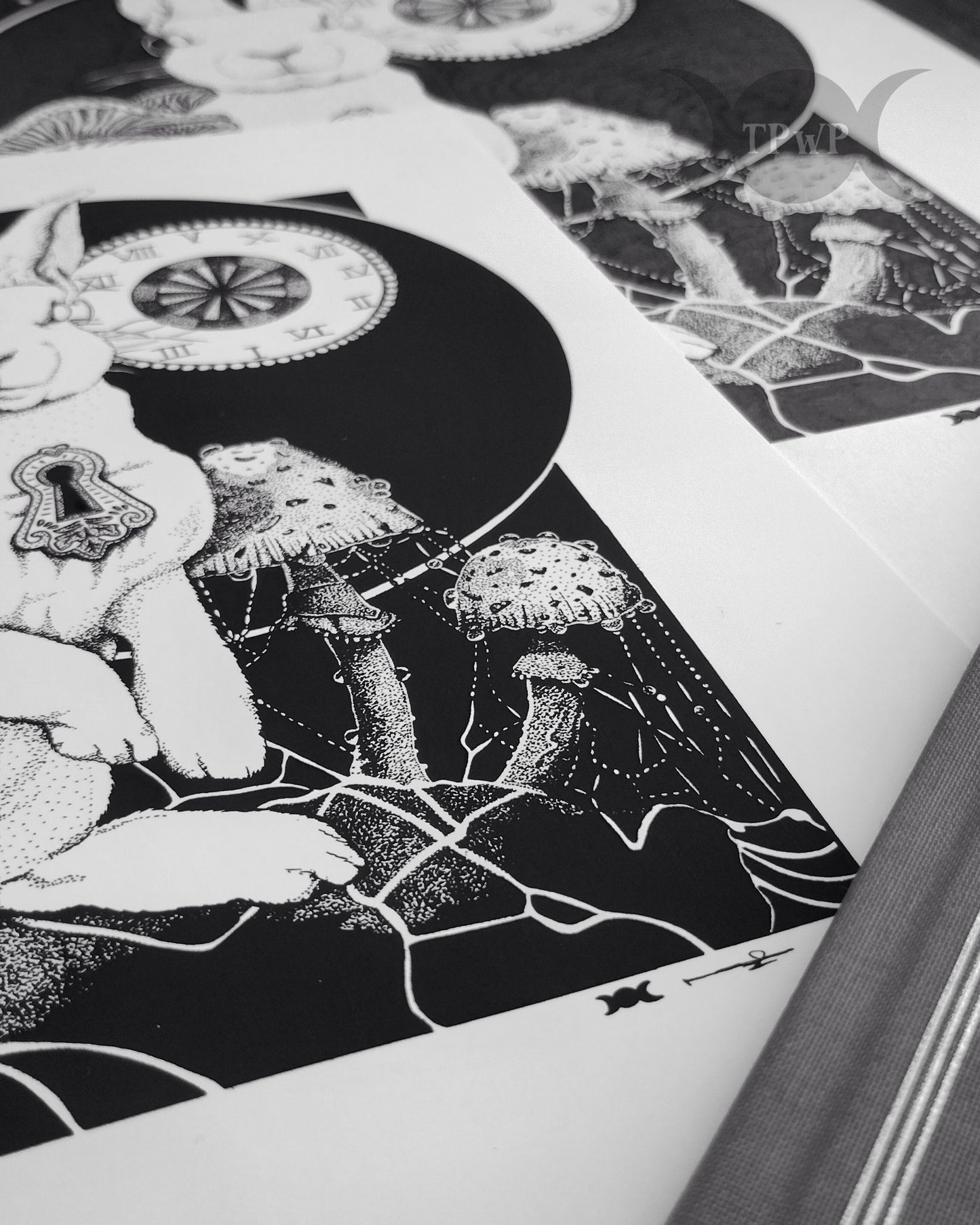 ‘Down The Rabbit Hole’ A4 Art Print
