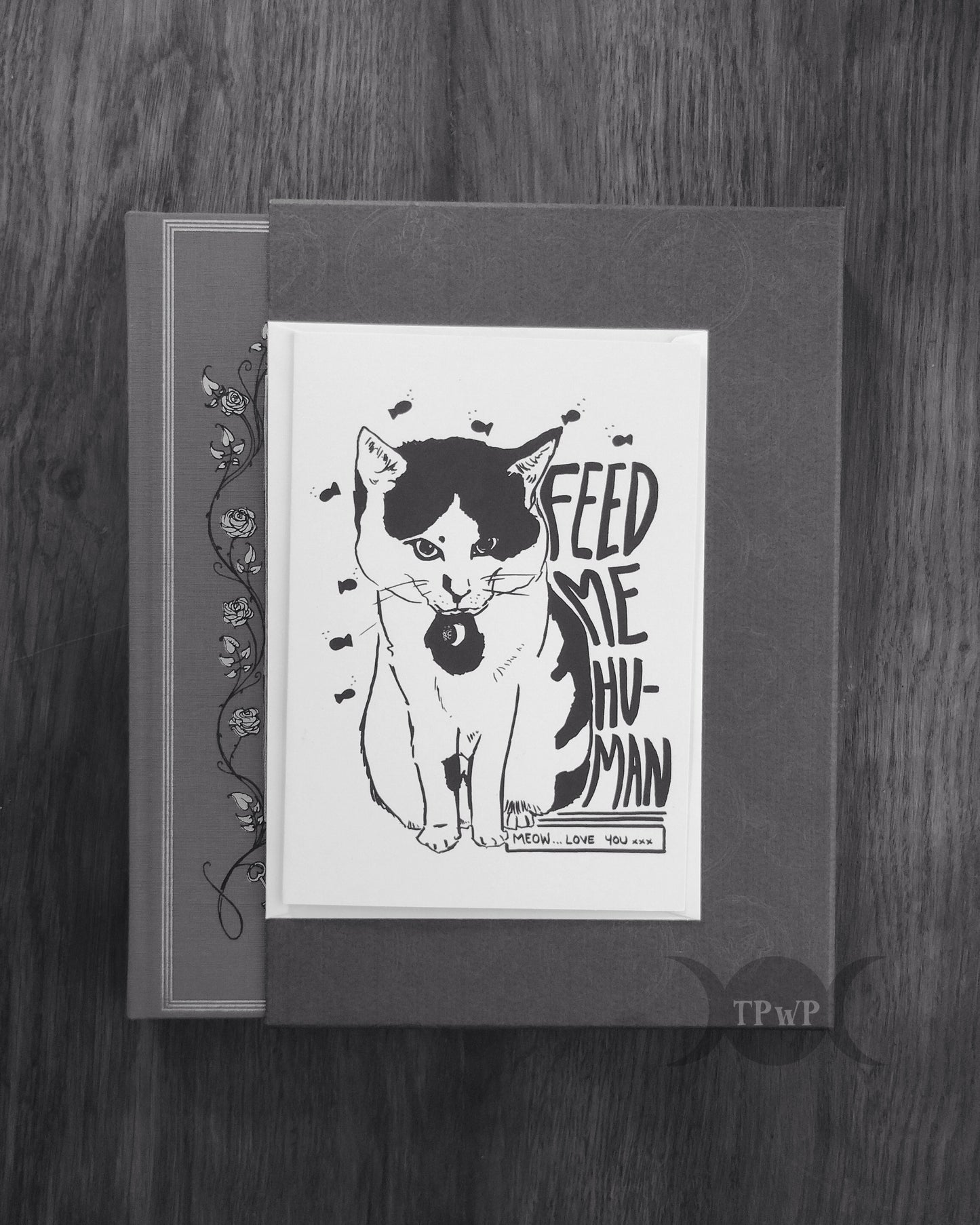 ‘Feed me Human’ Greeting card
