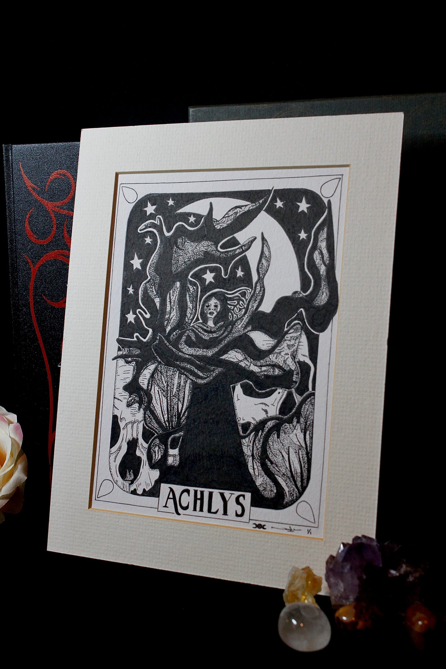 ‘Achlys’ Original pen and ink artwork