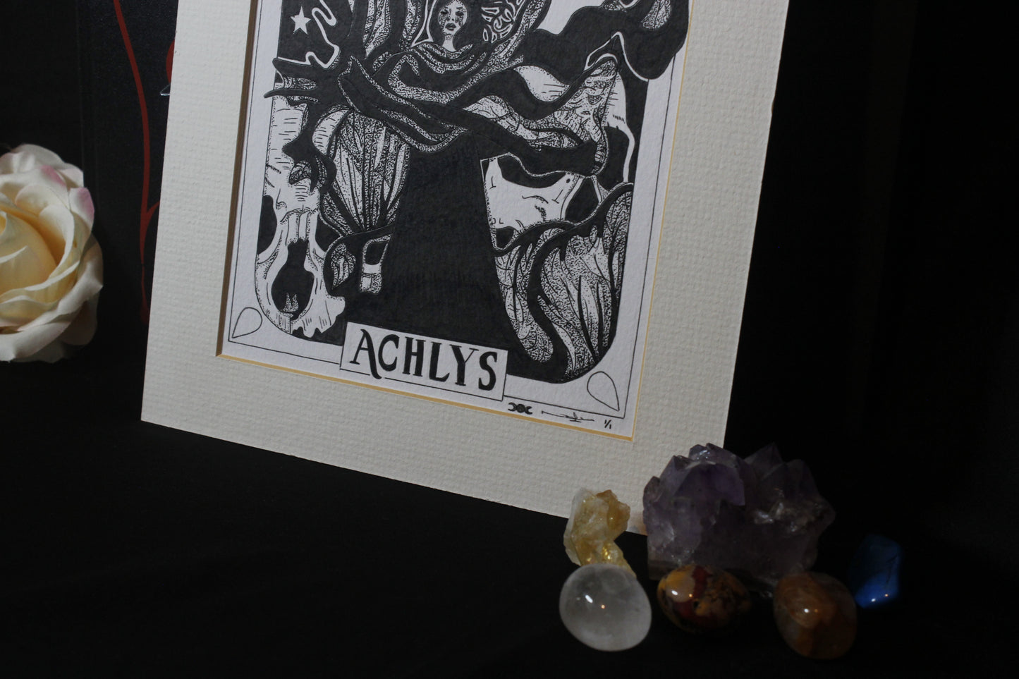 ‘Achlys’ Original pen and ink artwork